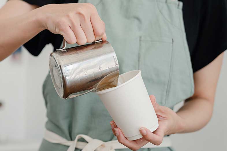 takeaway coffee from independent coffee shop