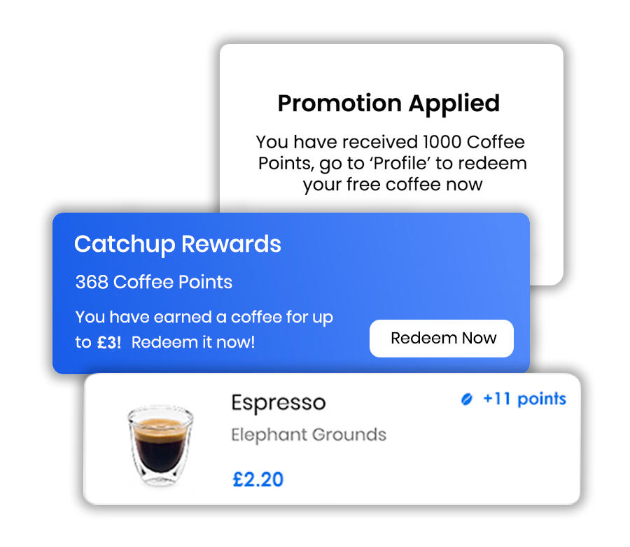 coffee shop app loyalty and rewards